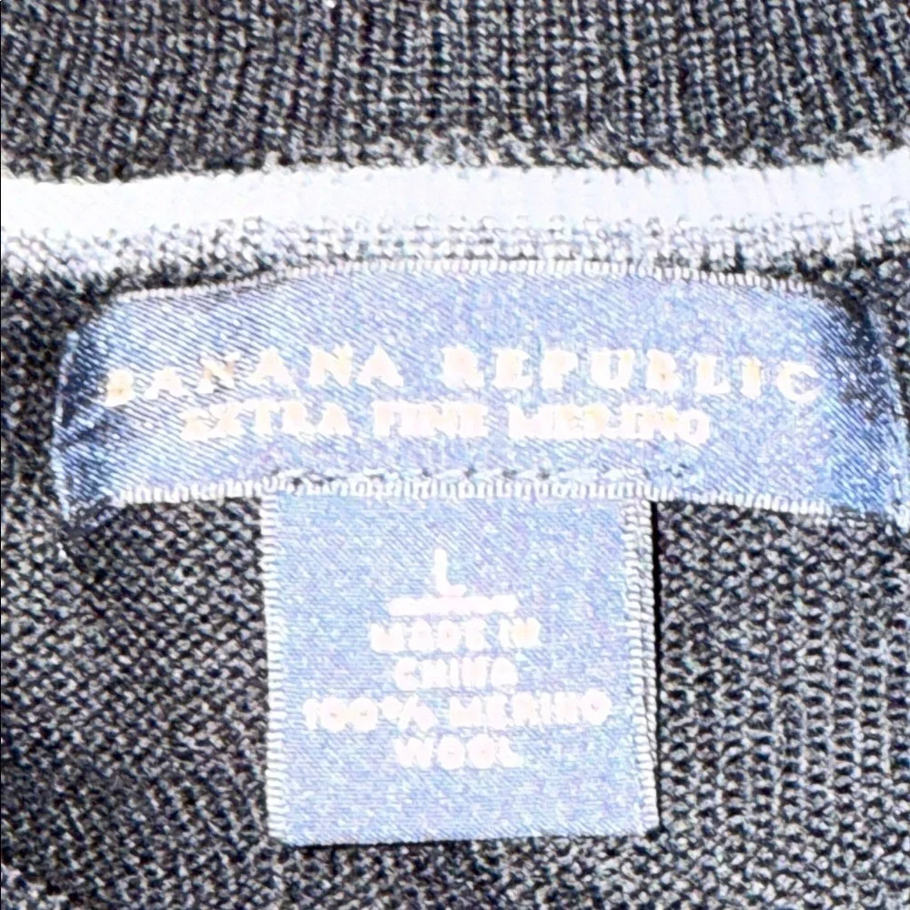 Banana Republic 100% Merino Wool Crew Neck Sweater SZ Large